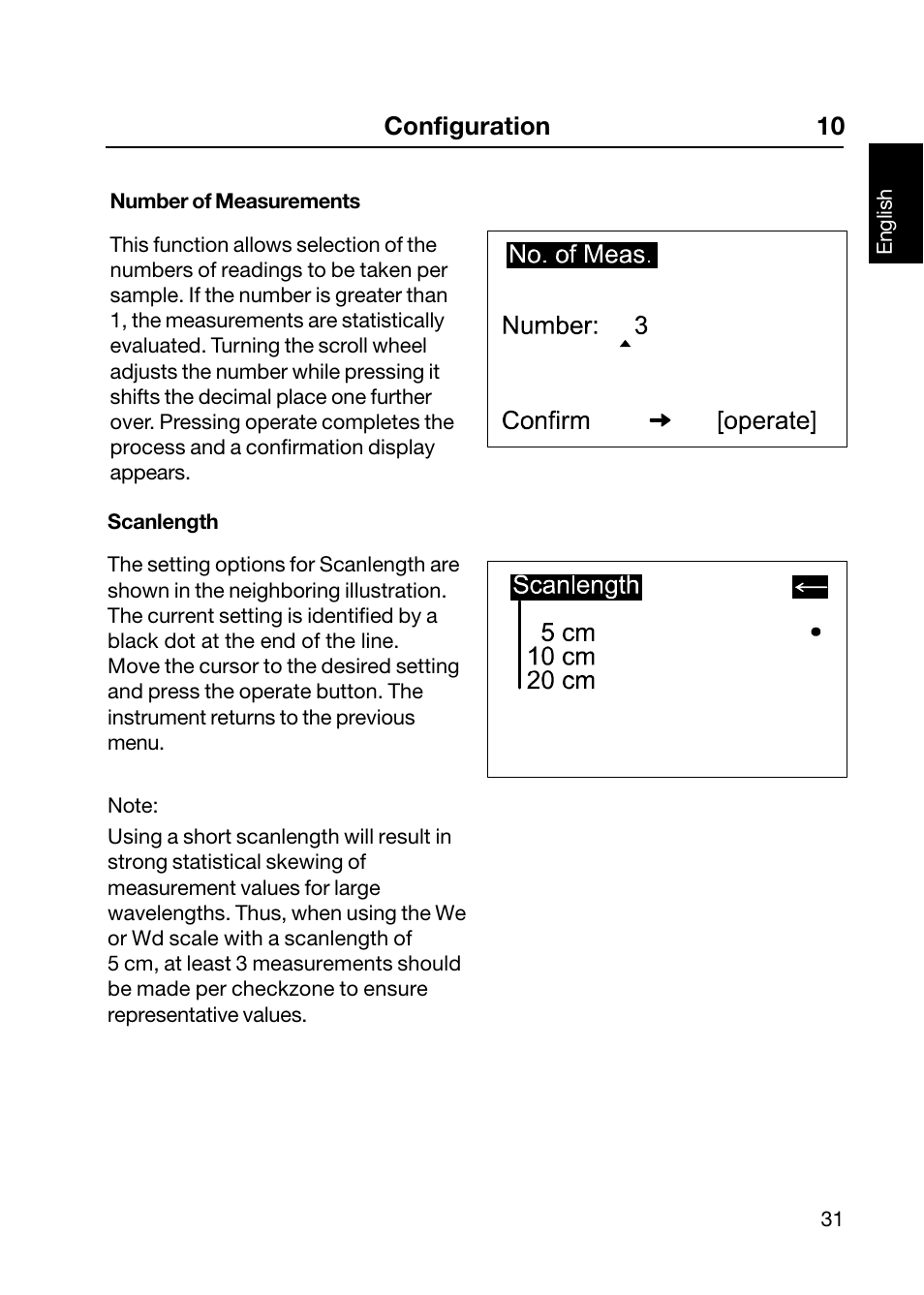 Configuration 10 | ALTANA Wave-Scan II User Manual | Page 32 / 188