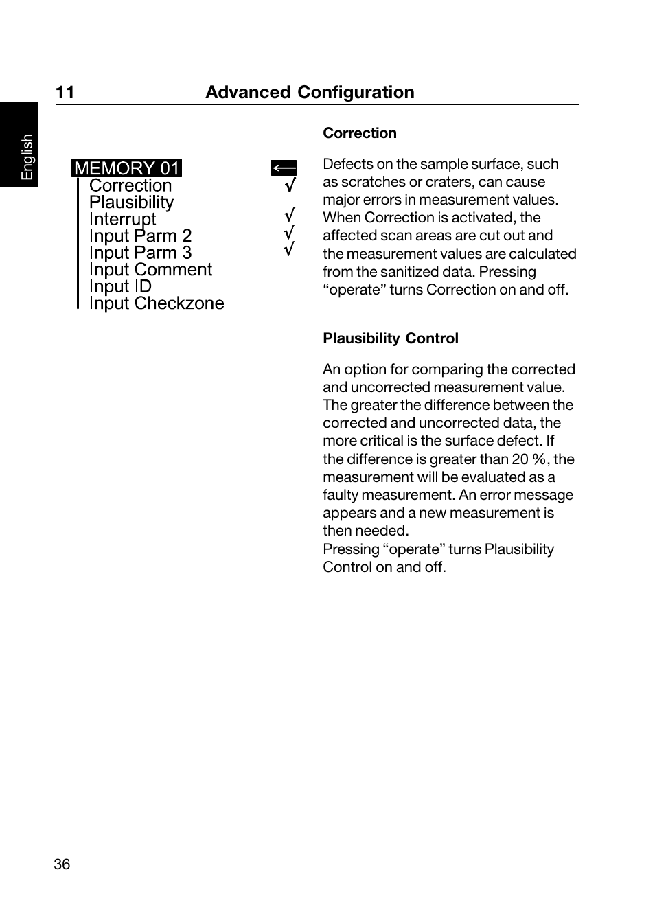 11 advanced configuration | ALTANA Wave-Scan II User Manual | Page 37 / 188