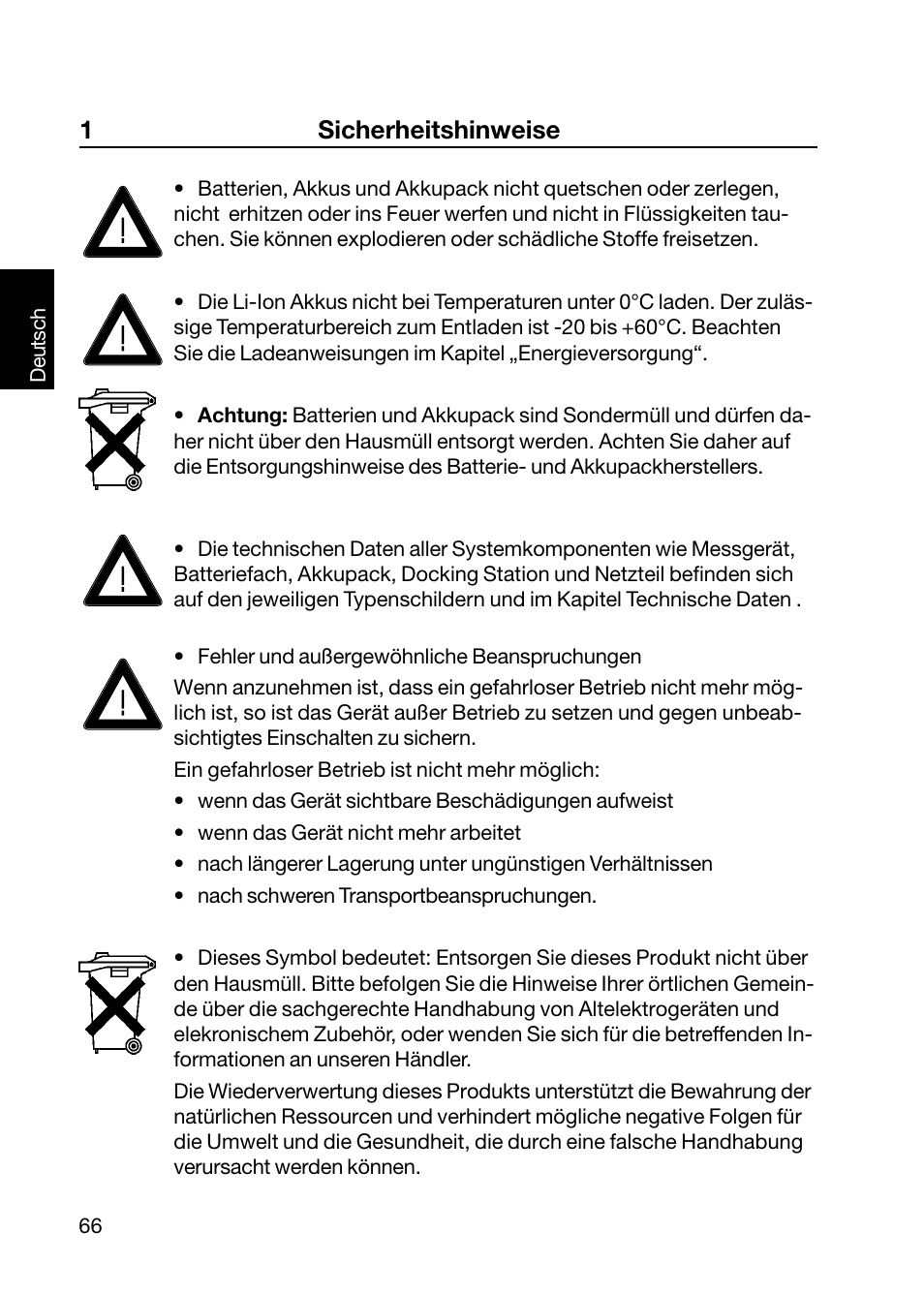 1sicherheitshinweise | ALTANA Wave-Scan II User Manual | Page 67 / 188