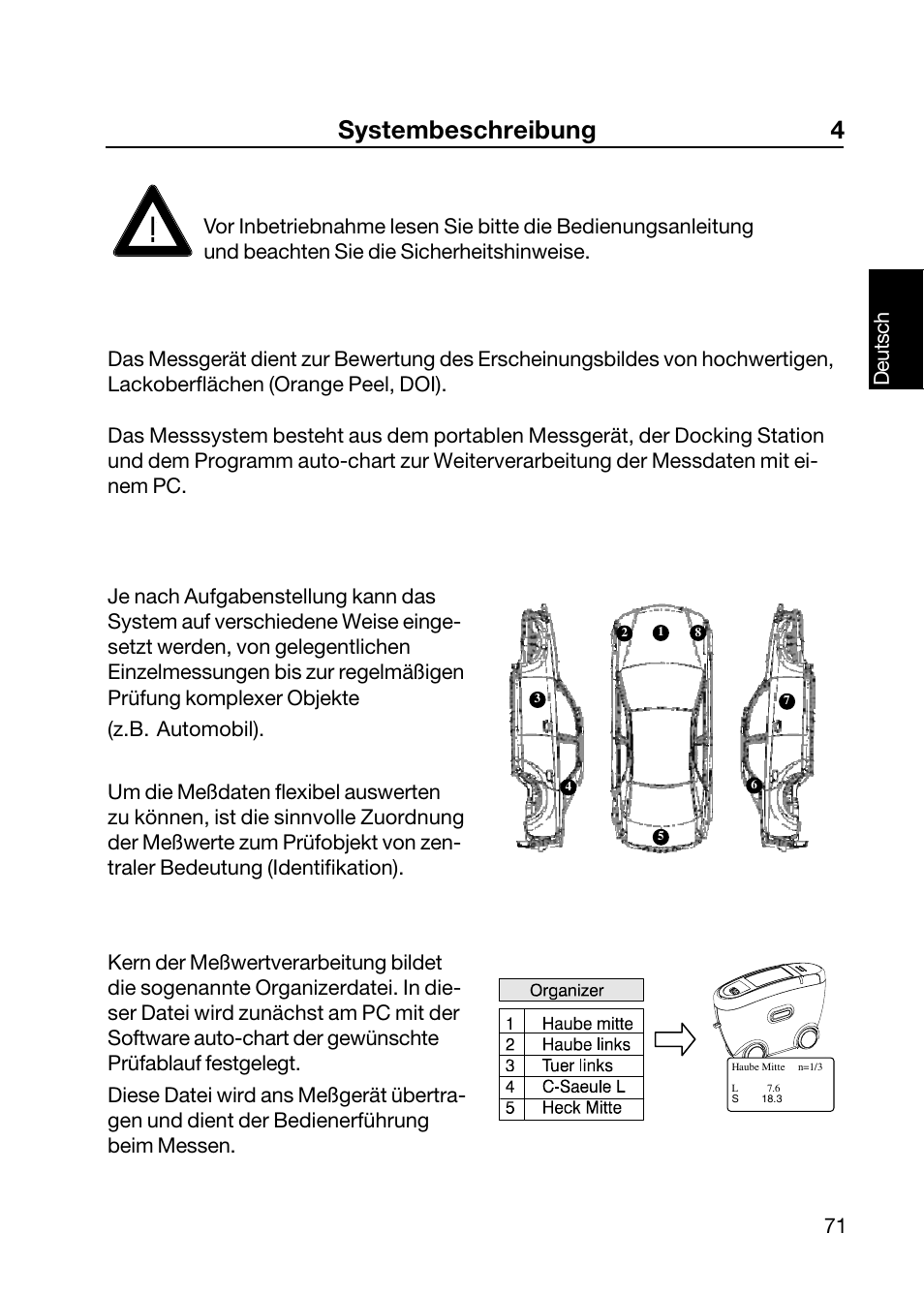 Systembeschreibung 4 | ALTANA Wave-Scan II User Manual | Page 72 / 188