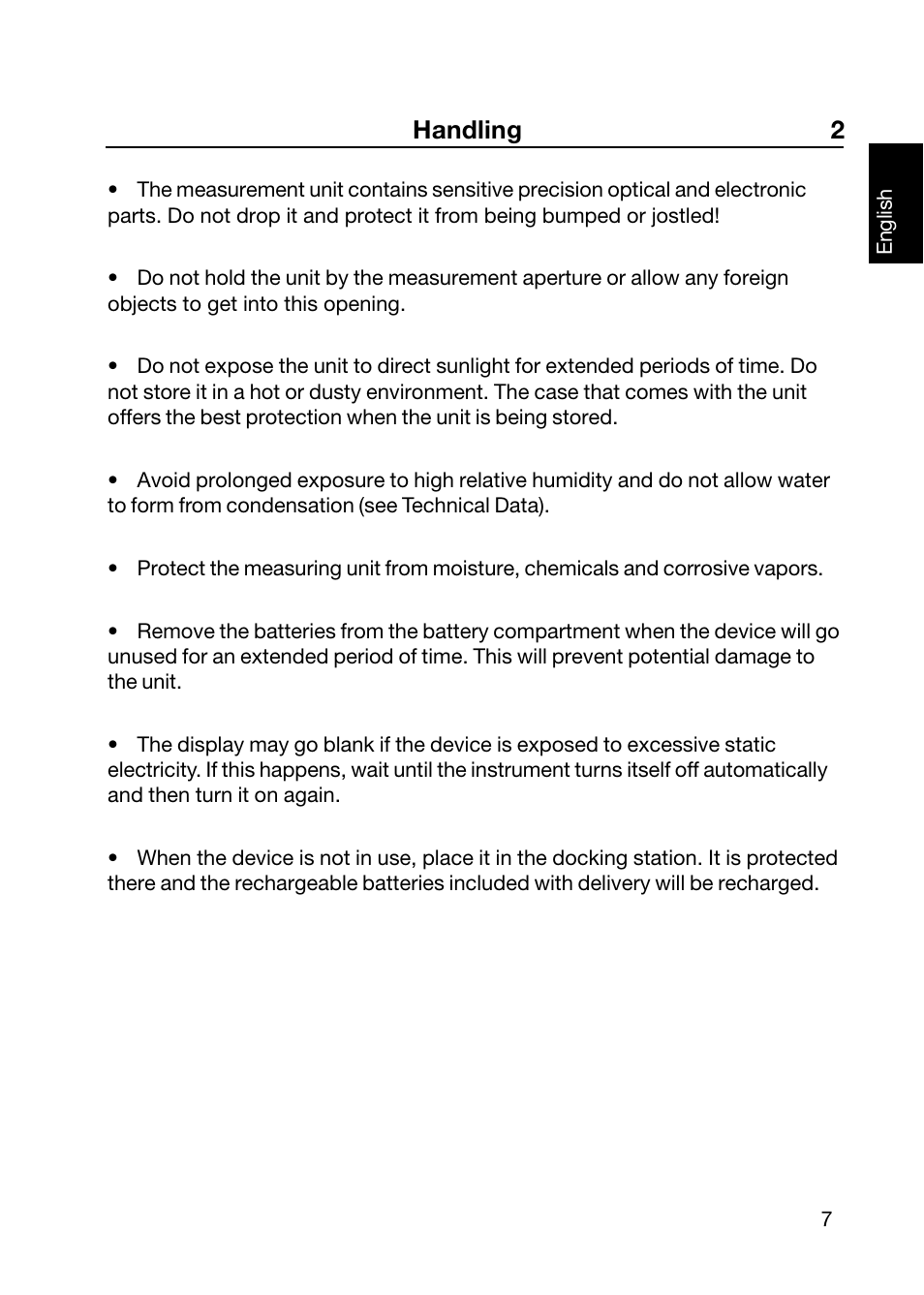Handling 2 | ALTANA Wave-Scan II User Manual | Page 8 / 188