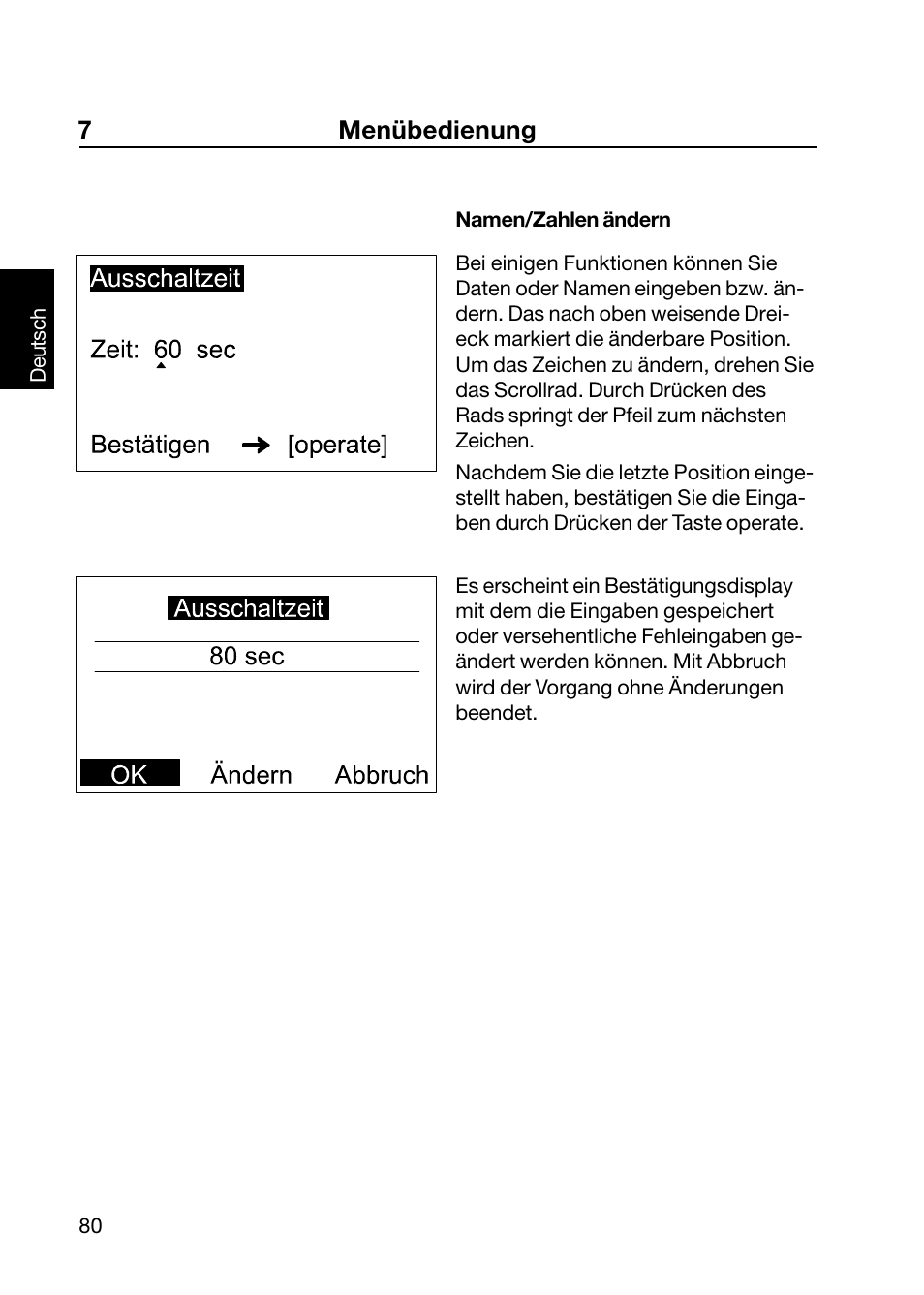 7menübedienung | ALTANA Wave-Scan II User Manual | Page 81 / 188