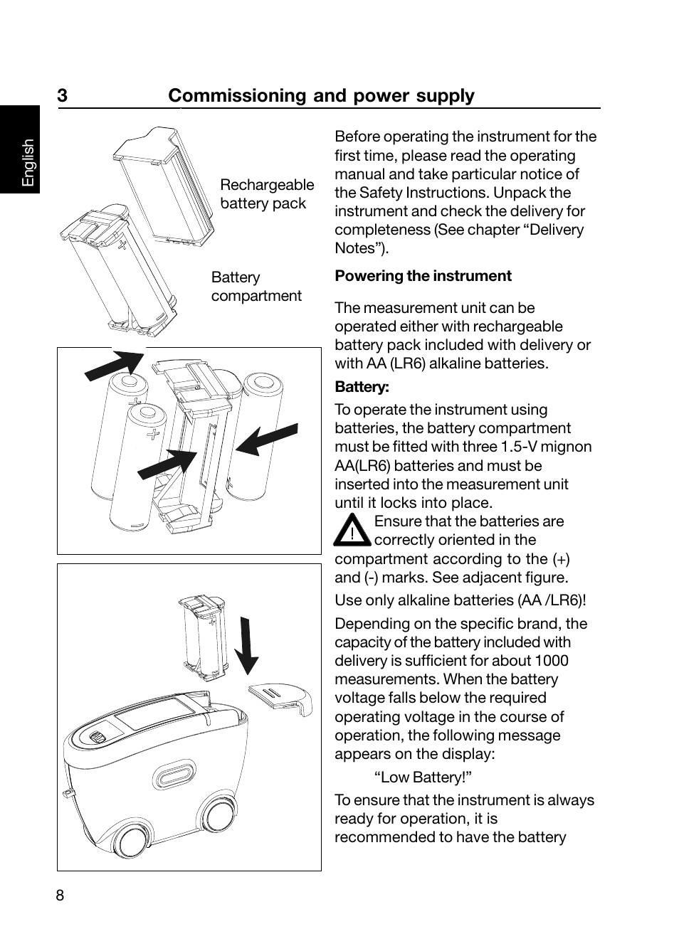3commissioning and power supply | ALTANA Wave-Scan II User Manual | Page 9 / 188