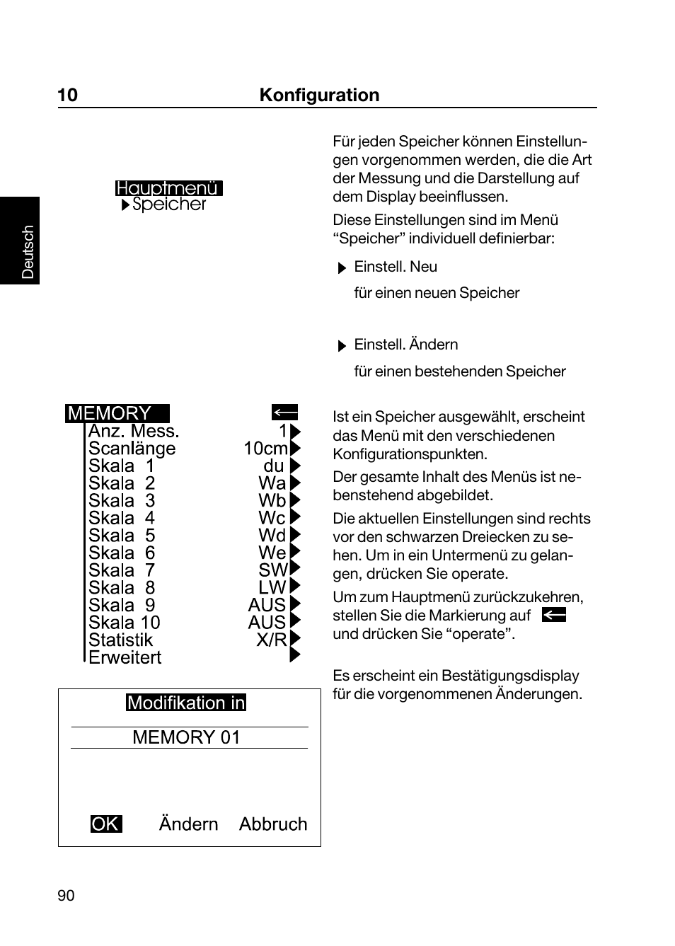 10 konfiguration | ALTANA Wave-Scan II User Manual | Page 91 / 188