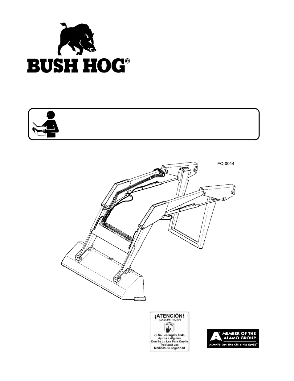 Bush Hog FC-0014 User Manual | 96 pages