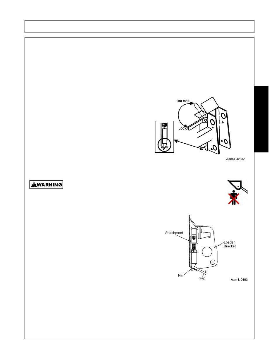 Quick attach device (optional), Quick attach device (optional) -7, Assembly | Assembl y | Bush Hog FC-0014 User Manual | Page 39 / 96