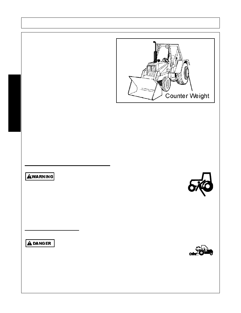 Getting on and off the tractor, 1 boarding the tractor, Operation | Opera t ion | Bush Hog FC-0014 User Manual | Page 48 / 96