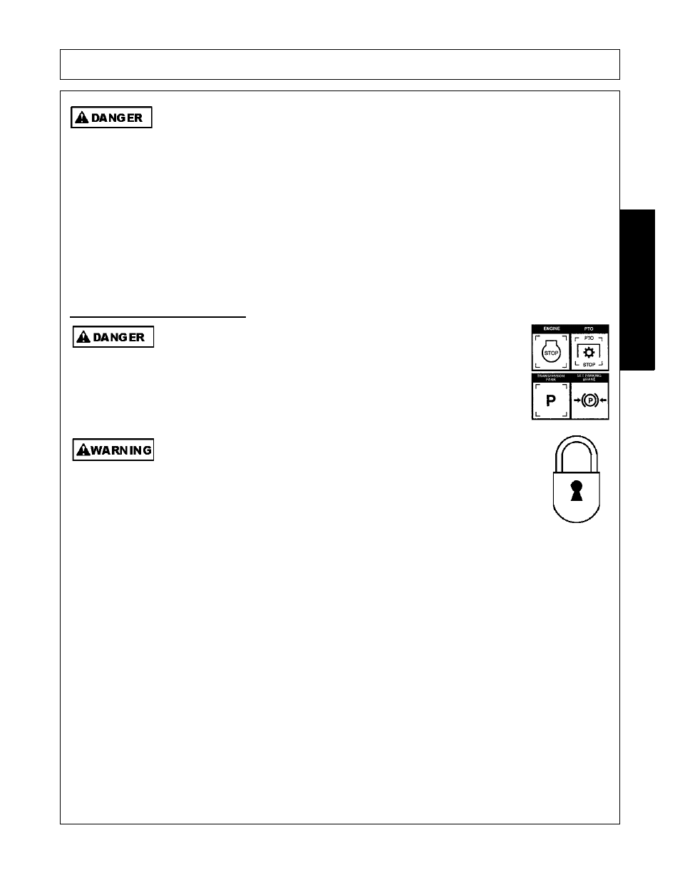 2 dismounting the tractor, Dismounting the tractor -9, Operation | Opera t ion | Bush Hog FC-0014 User Manual | Page 49 / 96