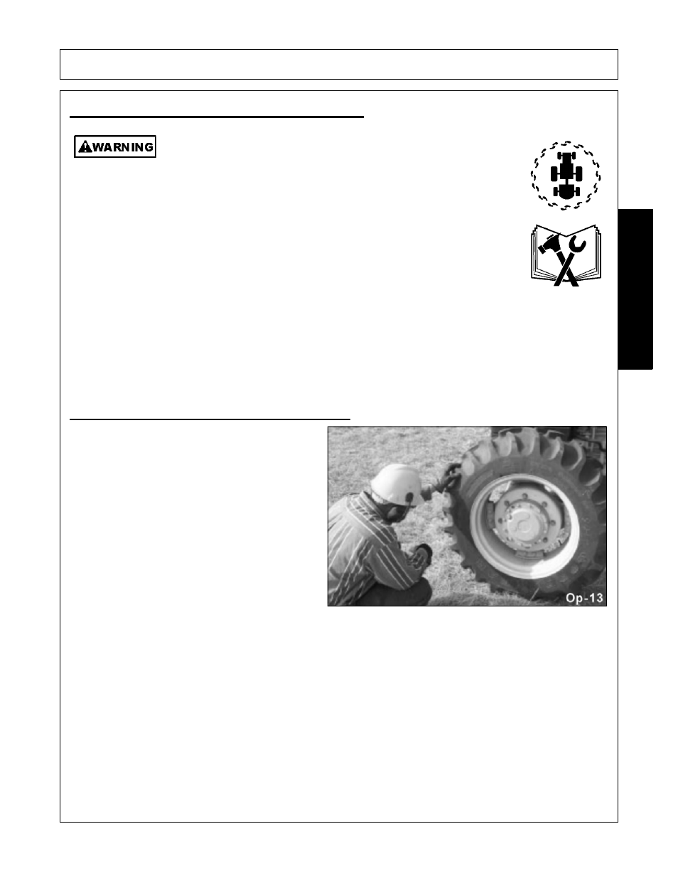 Pre-operation inspection and service, 1 tractor pre-operation inspection/service, Operation | Opera t ion | Bush Hog FC-0014 User Manual | Page 51 / 96