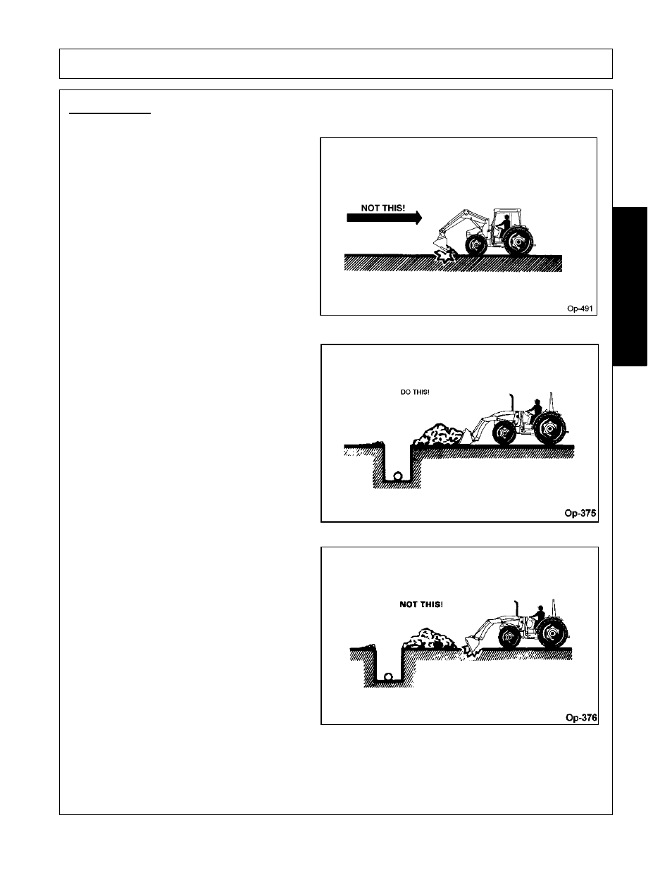 Backfilling, Operation, Opera t ion | Bush Hog FC-0014 User Manual | Page 71 / 96