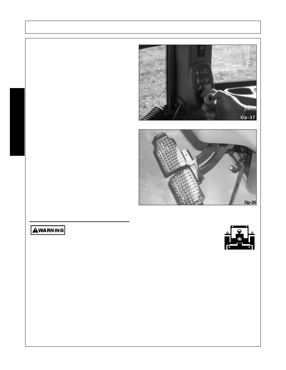1 transporting on public roadways, Transporting on public roadways -36, Operation | Opera t ion | Bush Hog FC-0014 User Manual | Page 76 / 96