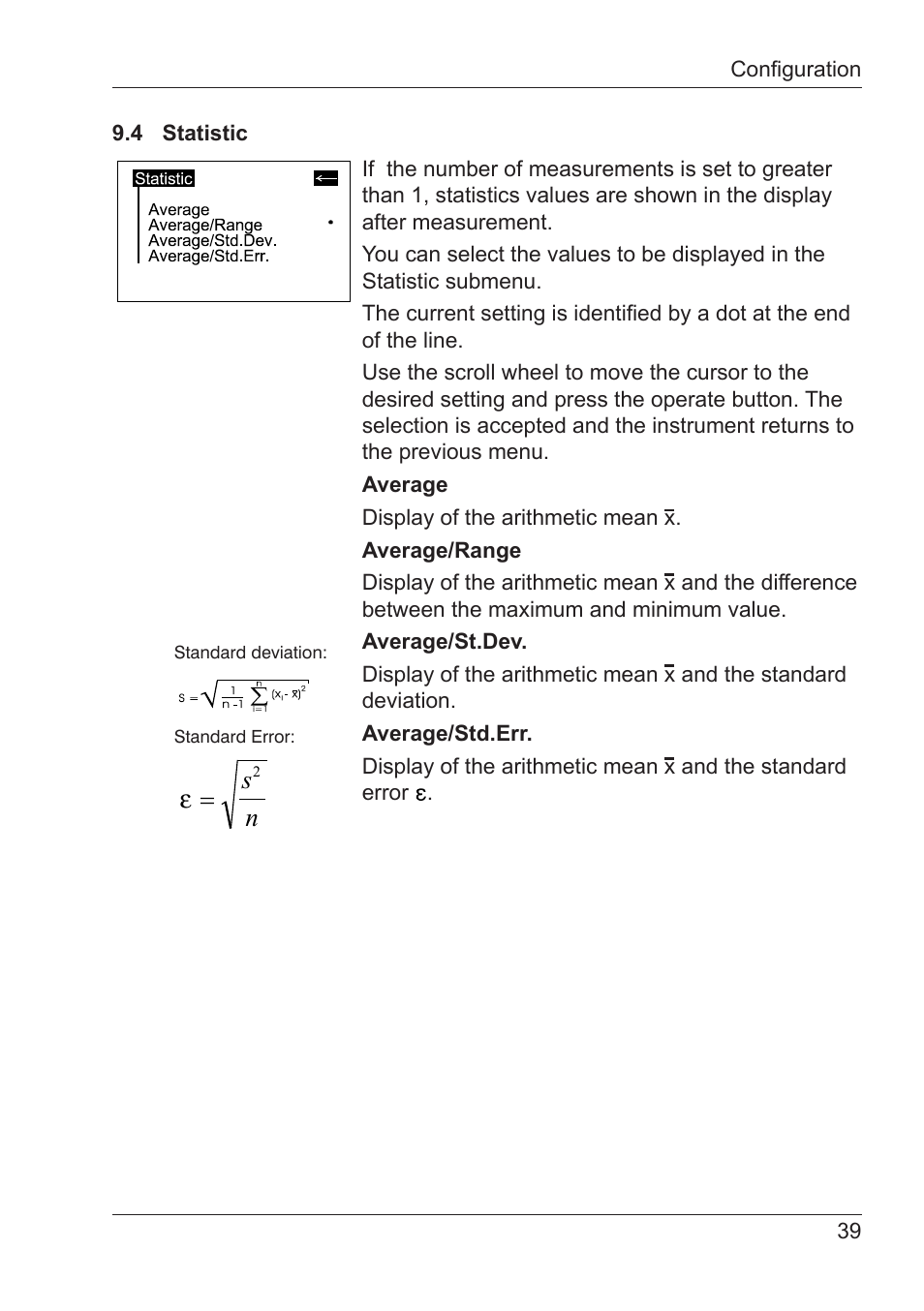 Ε = s n | ALTANA Micro-Wave-Scan Manual User Manual | Page 40 / 62