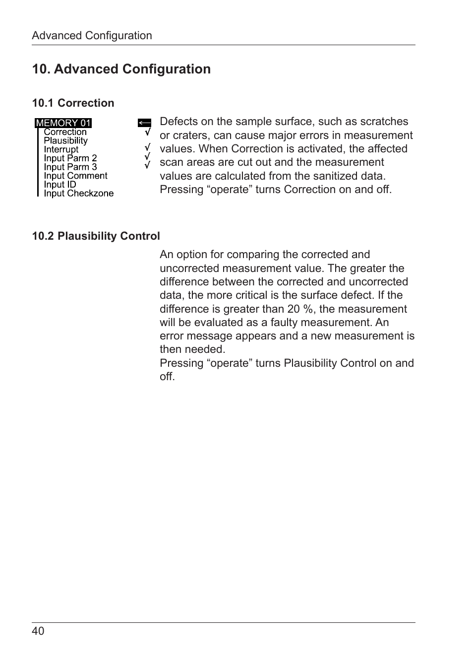 Advanced configuration | ALTANA Micro-Wave-Scan Manual User Manual | Page 41 / 62