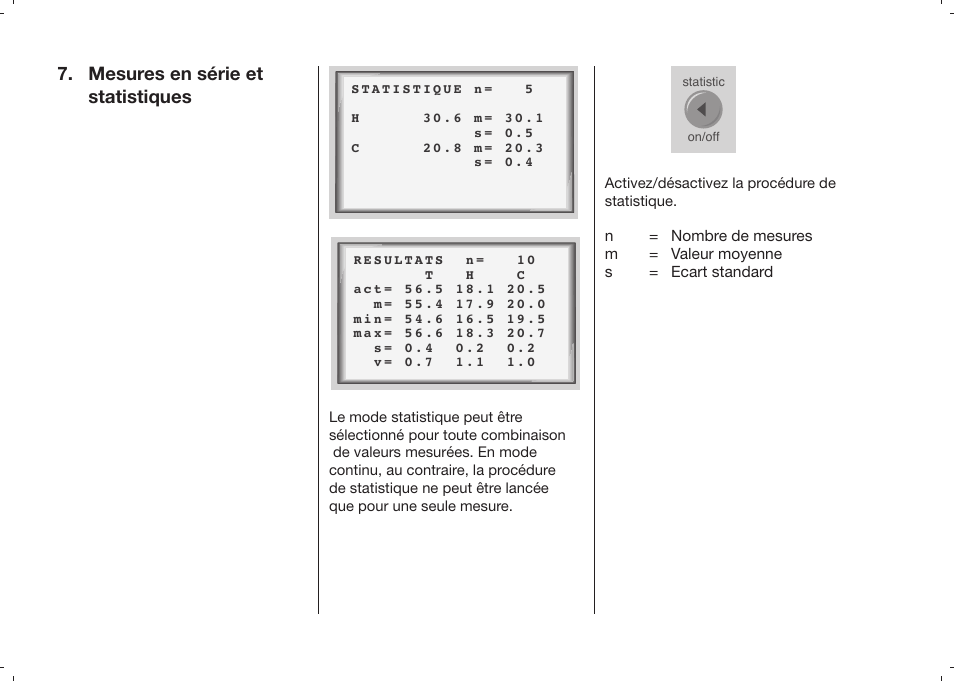 Mesures en série et statistiques | ALTANA Haze-Gard Plus Operating Instructions User Manual | Page 113 / 180