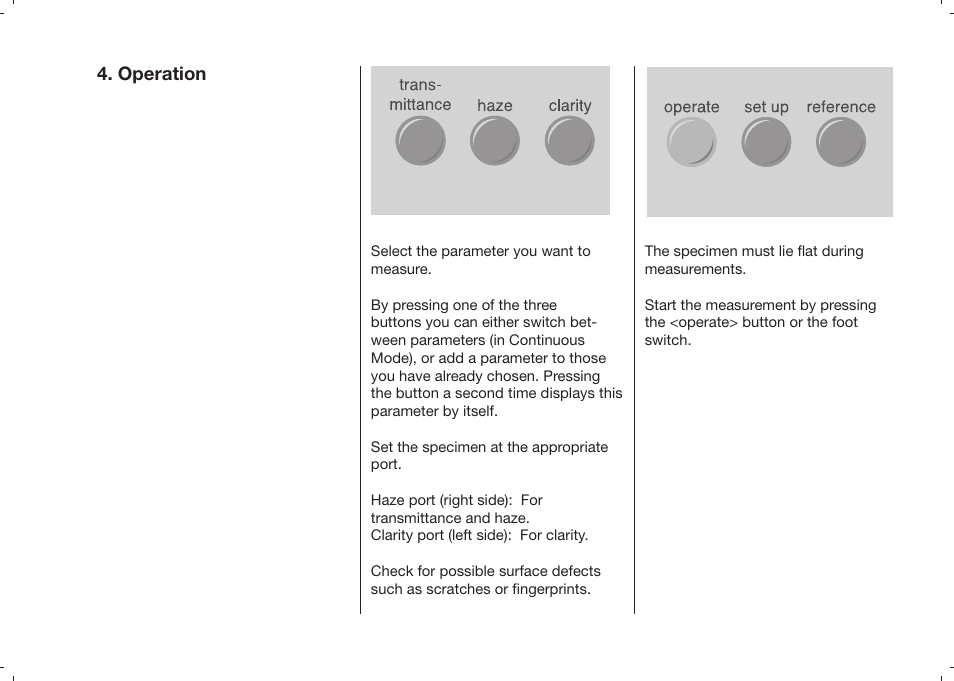Operation | ALTANA Haze-Gard Plus Operating Instructions User Manual | Page 14 / 180