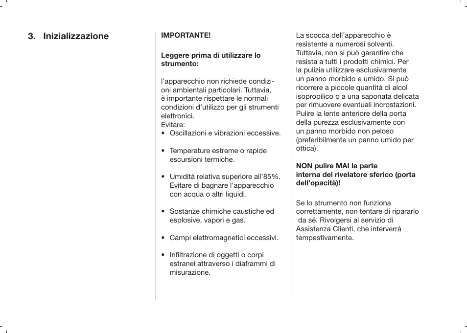 Inizializzazione | ALTANA Haze-Gard Plus Operating Instructions User Manual | Page 141 / 180