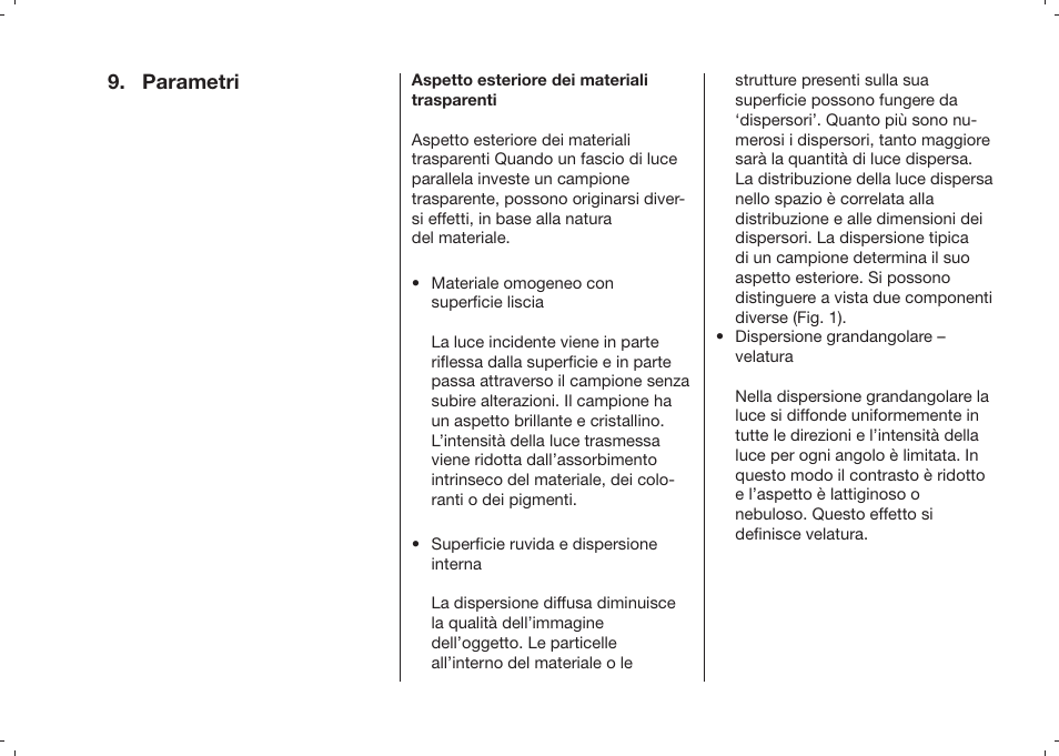 Parametri | ALTANA Haze-Gard Plus Operating Instructions User Manual | Page 162 / 180