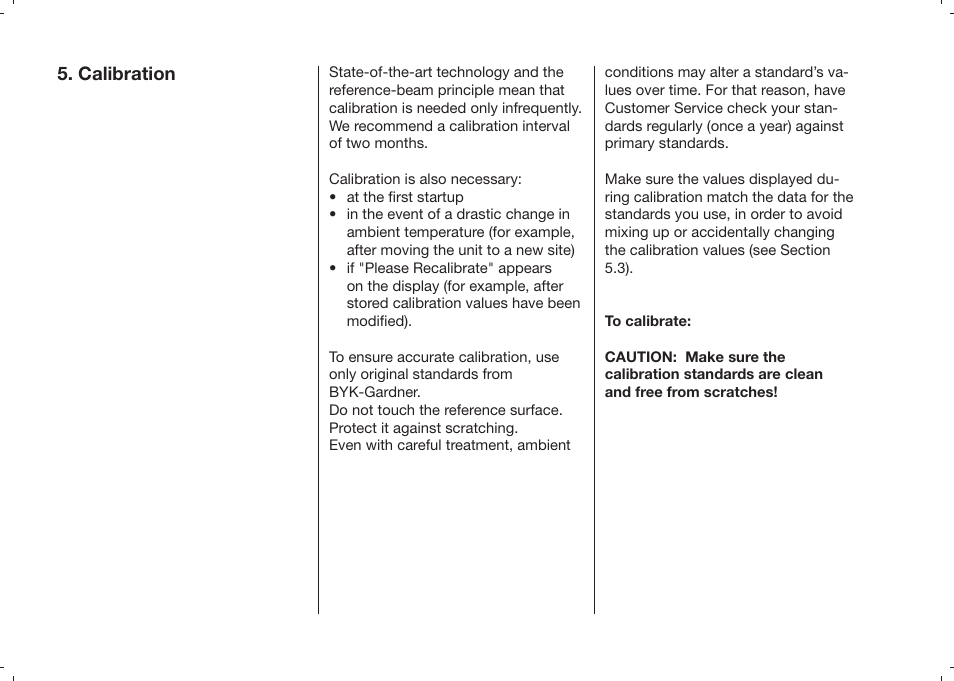 Calibration | ALTANA Haze-Gard Plus Operating Instructions User Manual | Page 17 / 180