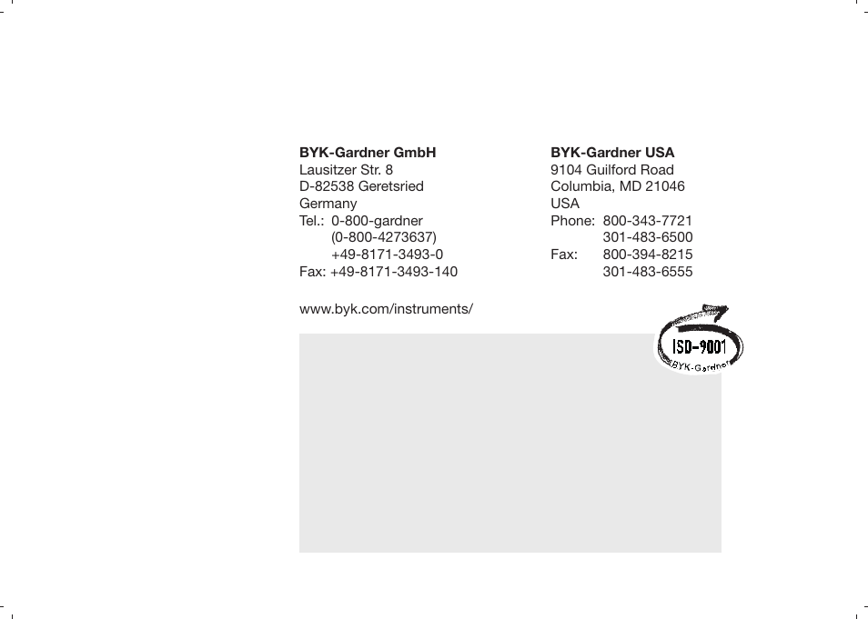 ALTANA Haze-Gard Plus Operating Instructions User Manual | Page 179 / 180