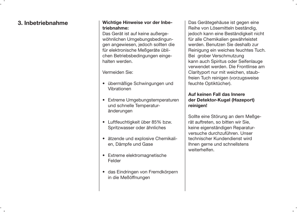 Inbetriebnahme | ALTANA Haze-Gard Plus Operating Instructions User Manual | Page 53 / 180