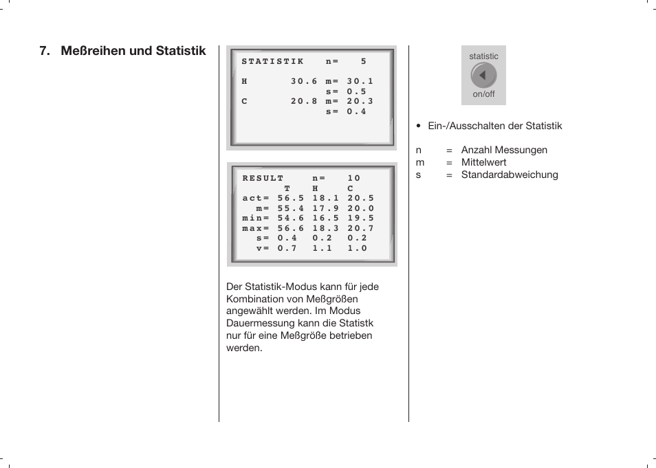 Meßreihen und statistik | ALTANA Haze-Gard Plus Operating Instructions User Manual | Page 69 / 180