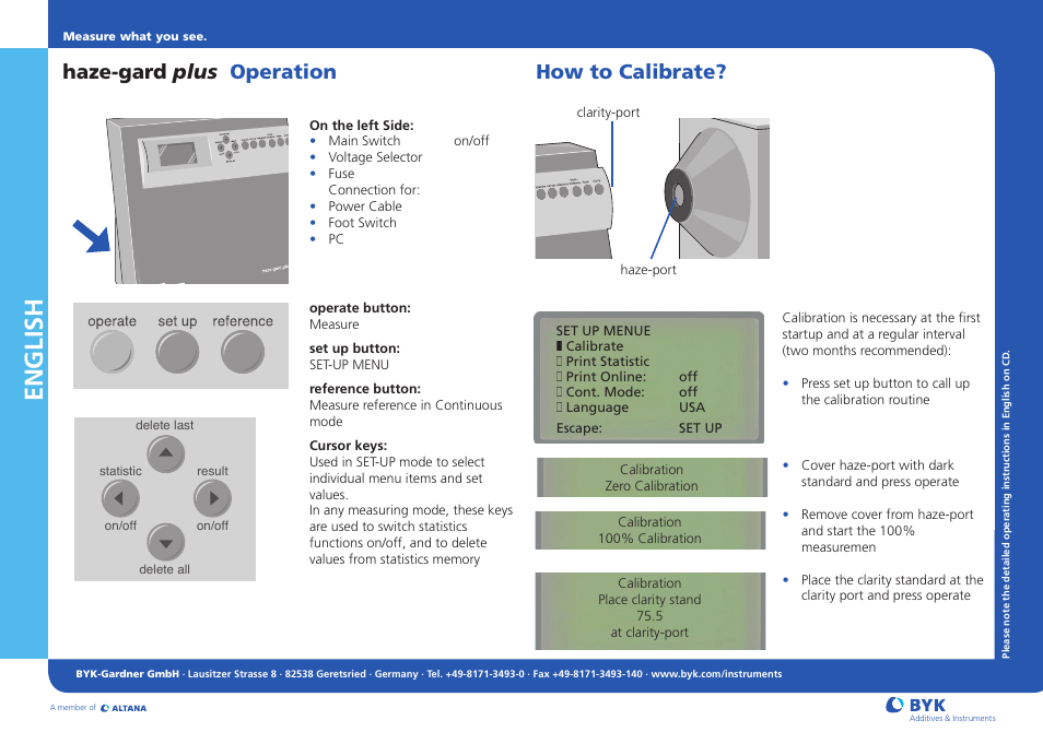 ALTANA Haze-Gard Plus Short Instructions User Manual | 2 pages