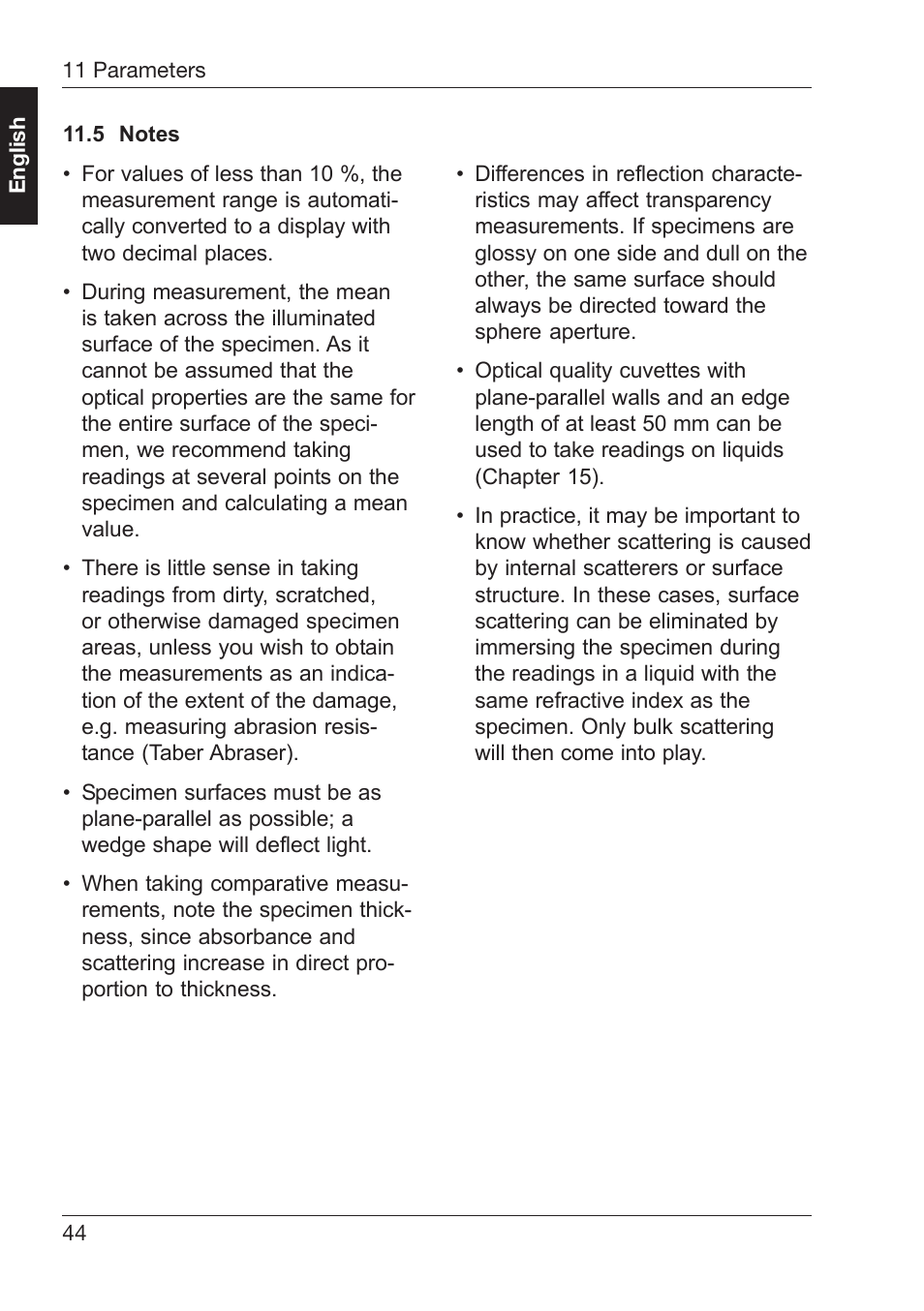 ALTANA Haze-Gard Dual User Manual | Page 45 / 164