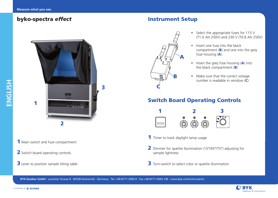 ALTANA Byko-Spectra Effect Short Instructions User Manual | 2 pages