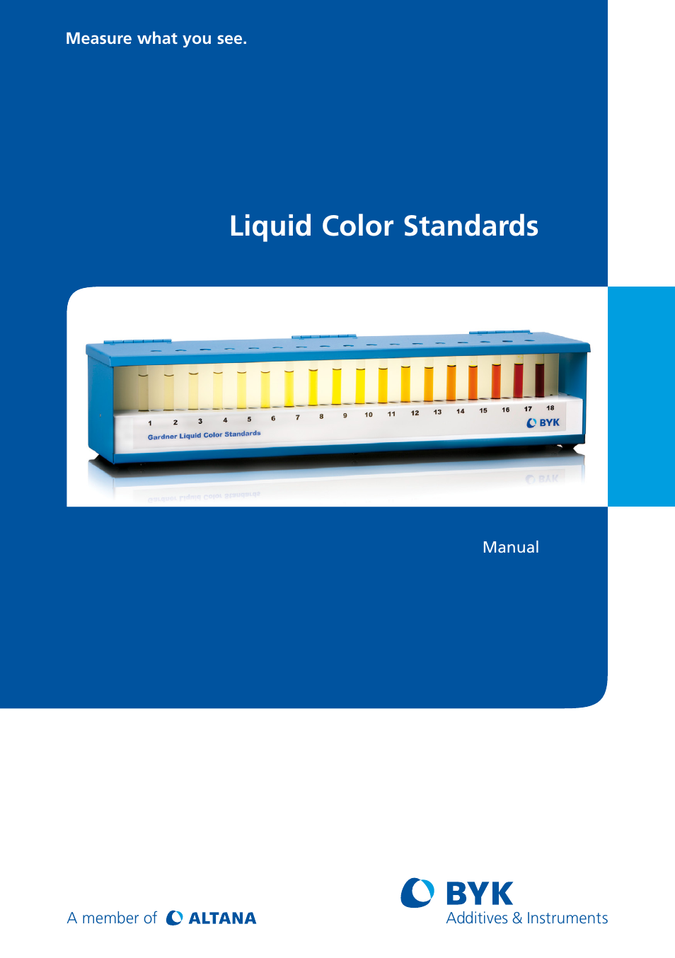 ALTANA Liquid Color Standards Manual User Manual | 10 pages