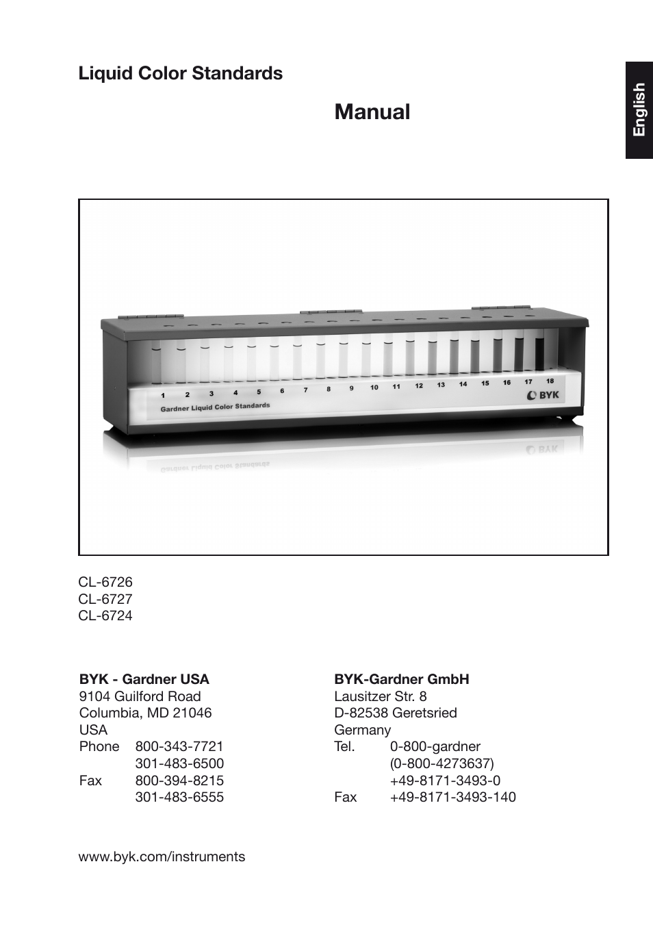 Manual, Liquid color standards | ALTANA Liquid Color Standards Manual User Manual | Page 2 / 10