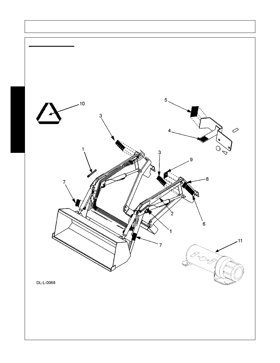 Decal location, Safety | Bush Hog 1947 User Manual | Page 20 / 102