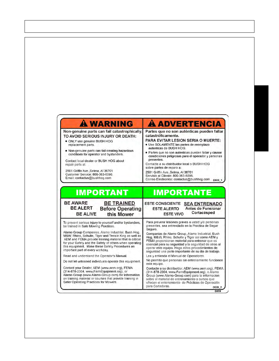 Attention owner/operator, Introduction | Bush Hog 1947 User Manual | Page 31 / 102