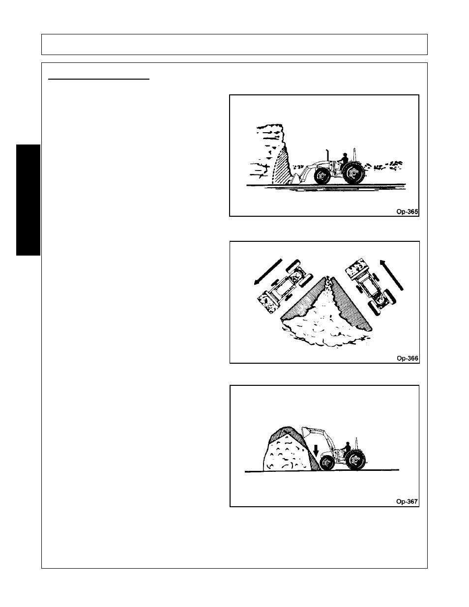 Loading from a bank, Operation, Opera t ion | Bush Hog 1947 User Manual | Page 70 / 102