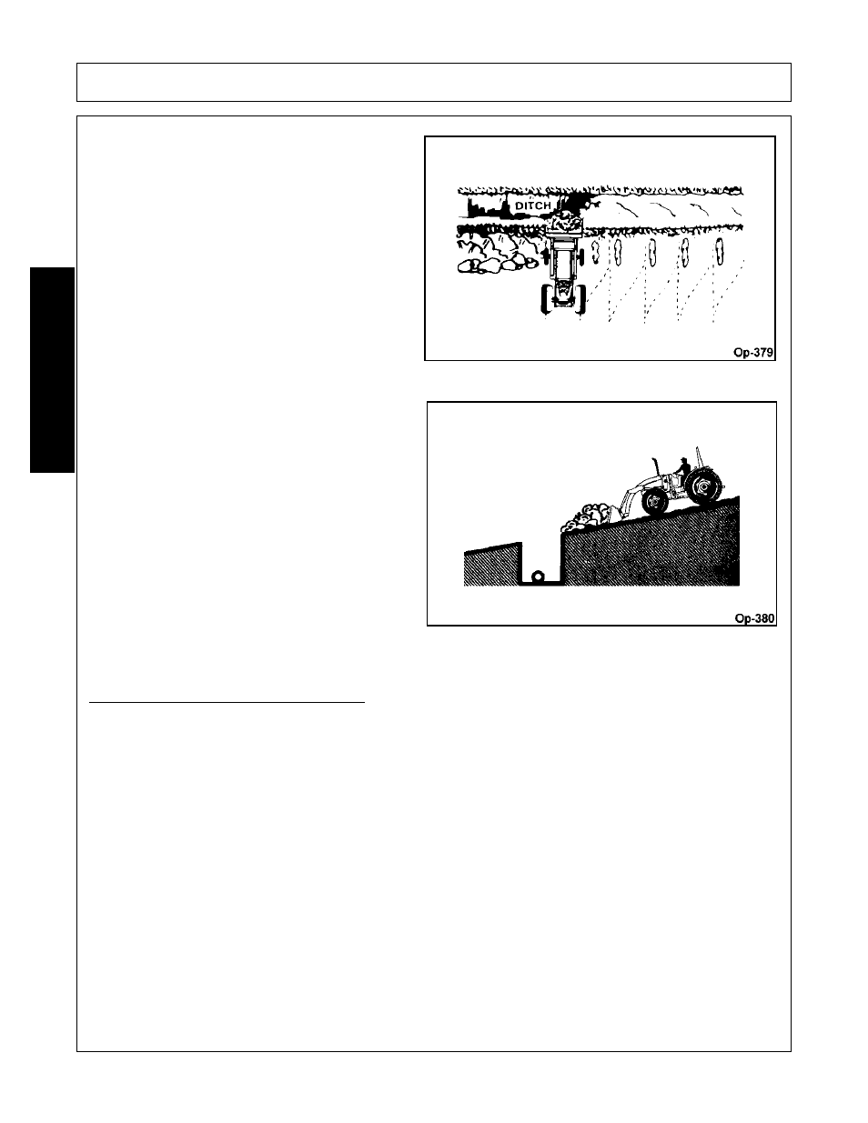 Handling large heavy objects, Operation, Opera t ion | Bush Hog 1947 User Manual | Page 76 / 102