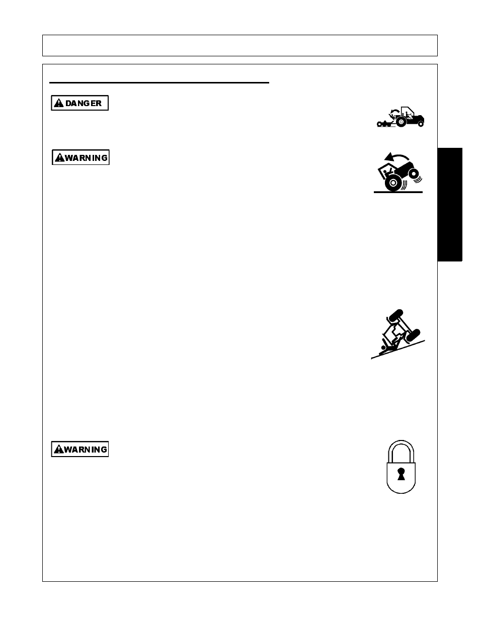 Transporting the tractor and implement, Transporting the tractor and implement -39, Operation | Opera t ion | Bush Hog 1947 User Manual | Page 79 / 102