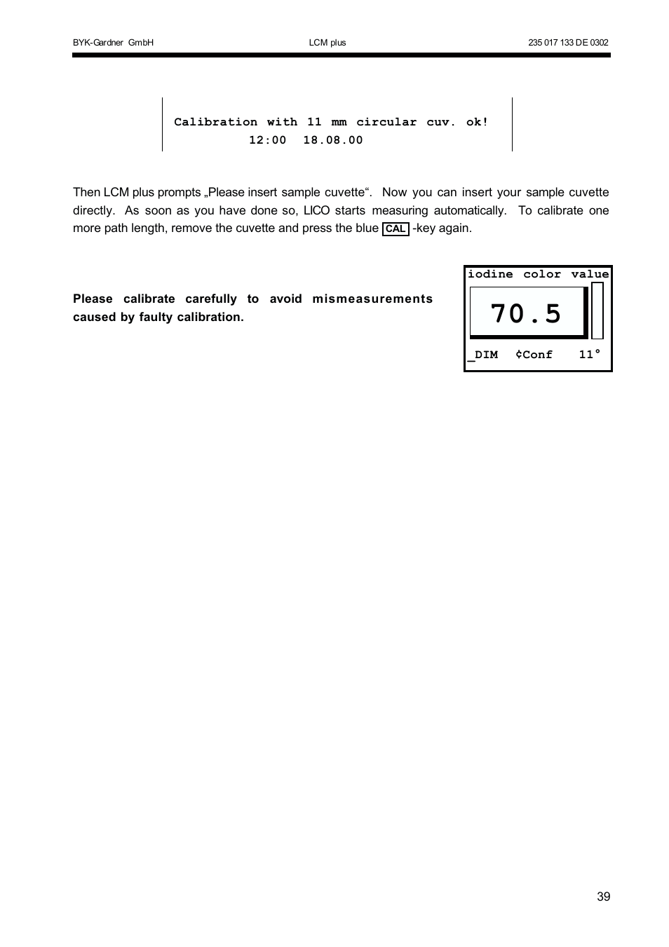 ALTANA LCM plus User Manual | Page 10 / 23