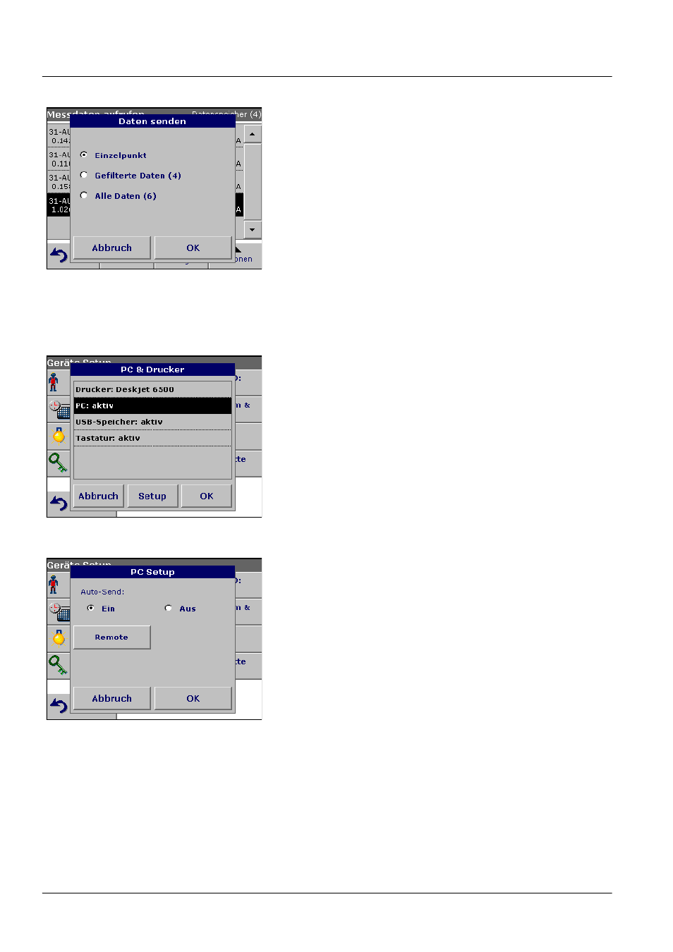 Standardfunktionen | ALTANA LCS III User Manual | Page 123 / 370