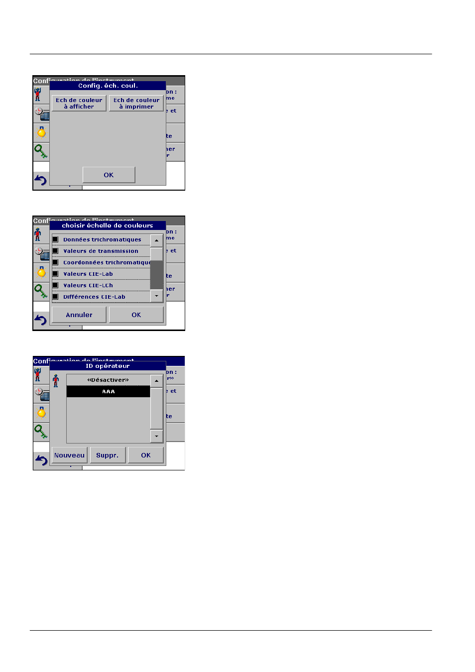 2 id échantillon, Opérations standard | ALTANA LCS III User Manual | Page 201 / 370