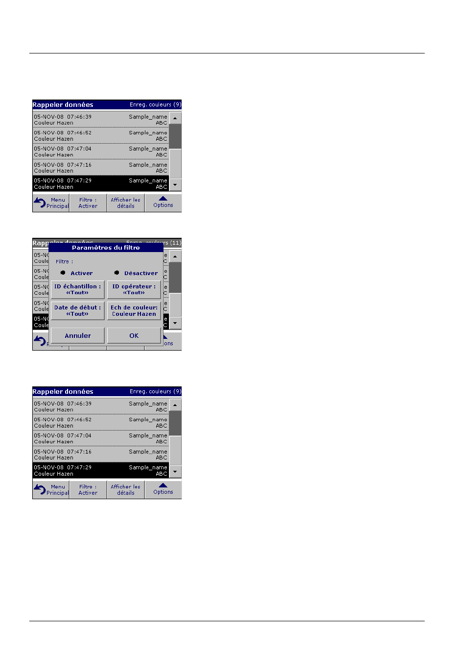 Opérations standard | ALTANA LCS III User Manual | Page 213 / 370