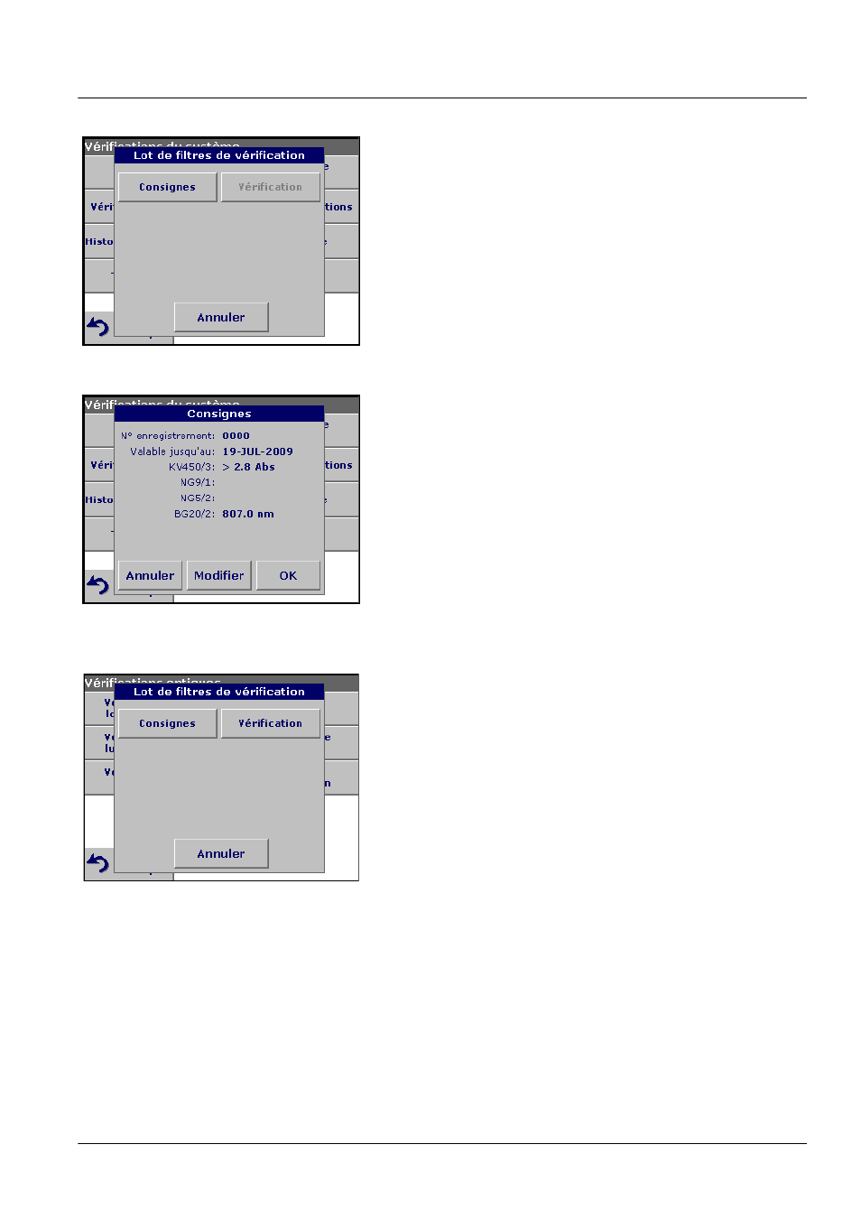 Opérations avancées | ALTANA LCS III User Manual | Page 258 / 370