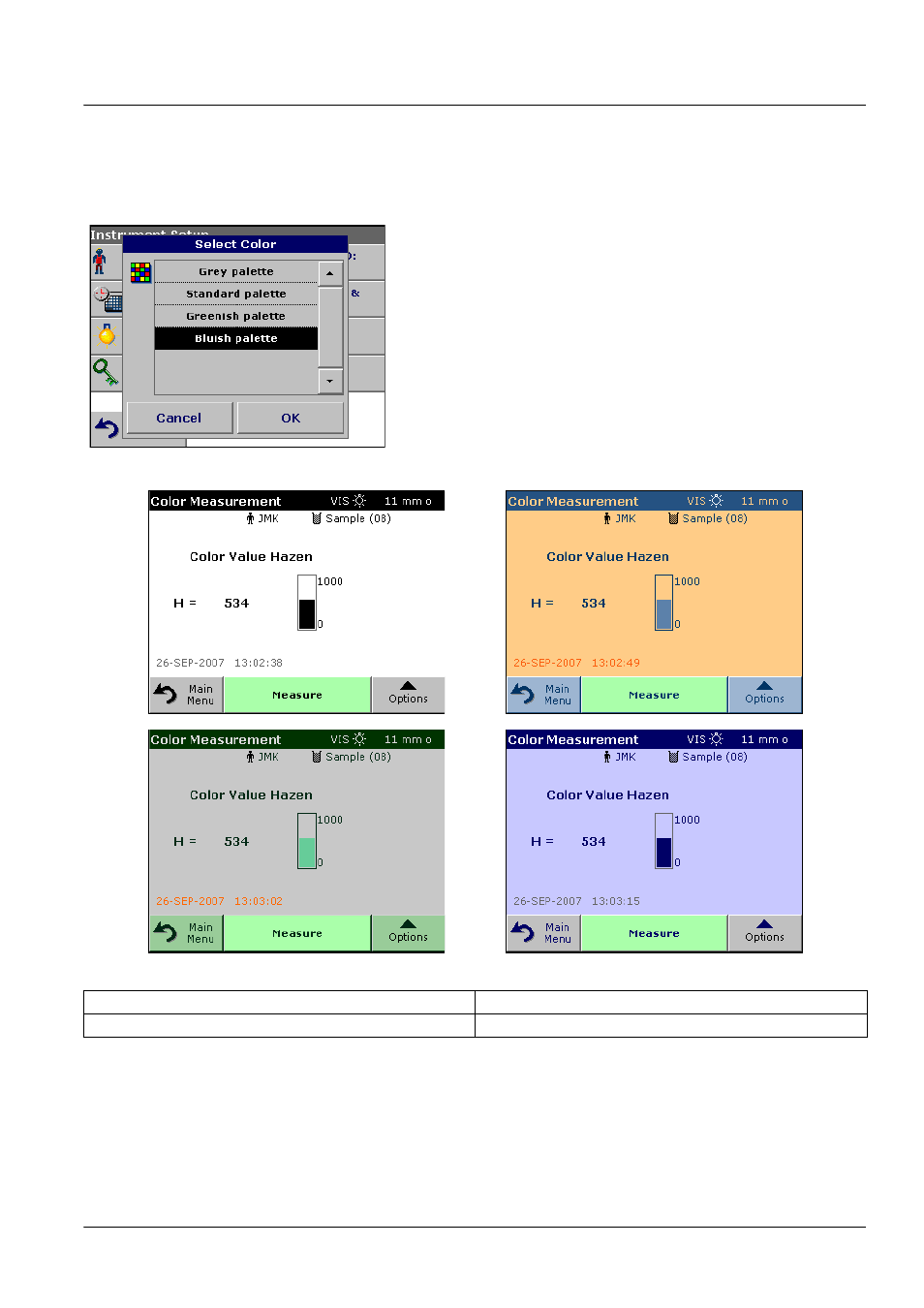 8 select color, Standard operations 5.2.8 select color | ALTANA LCS III User Manual | Page 28 / 370