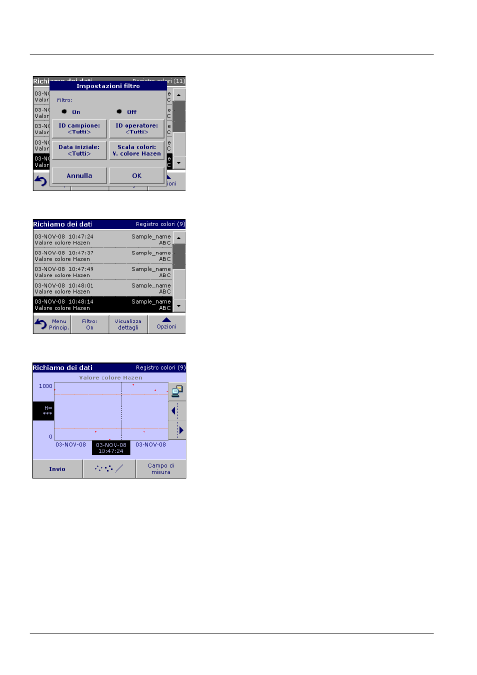 Operazioni standard | ALTANA LCS III User Manual | Page 305 / 370