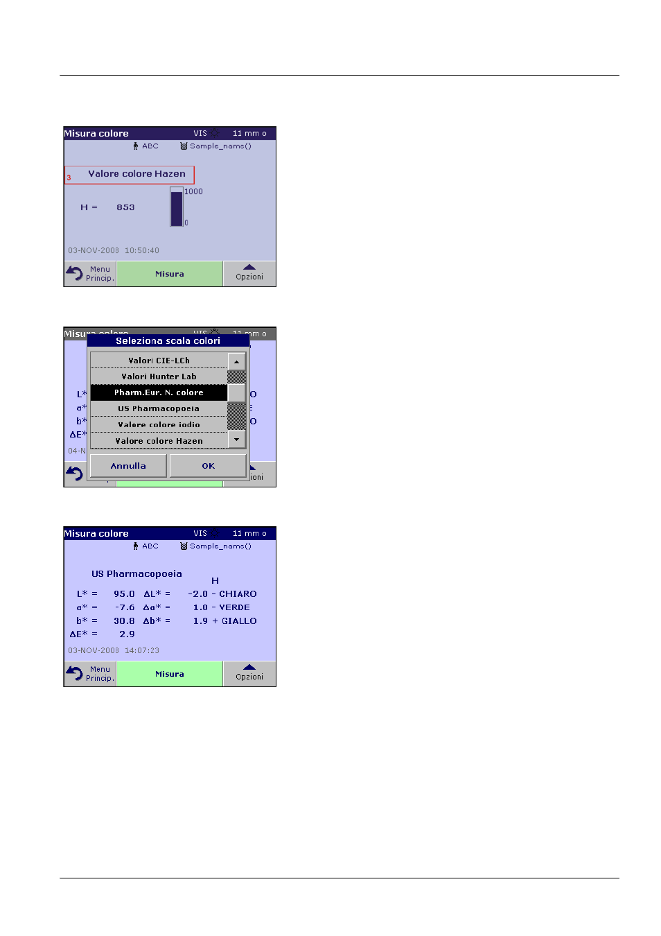 Operazioni standard | ALTANA LCS III User Manual | Page 318 / 370