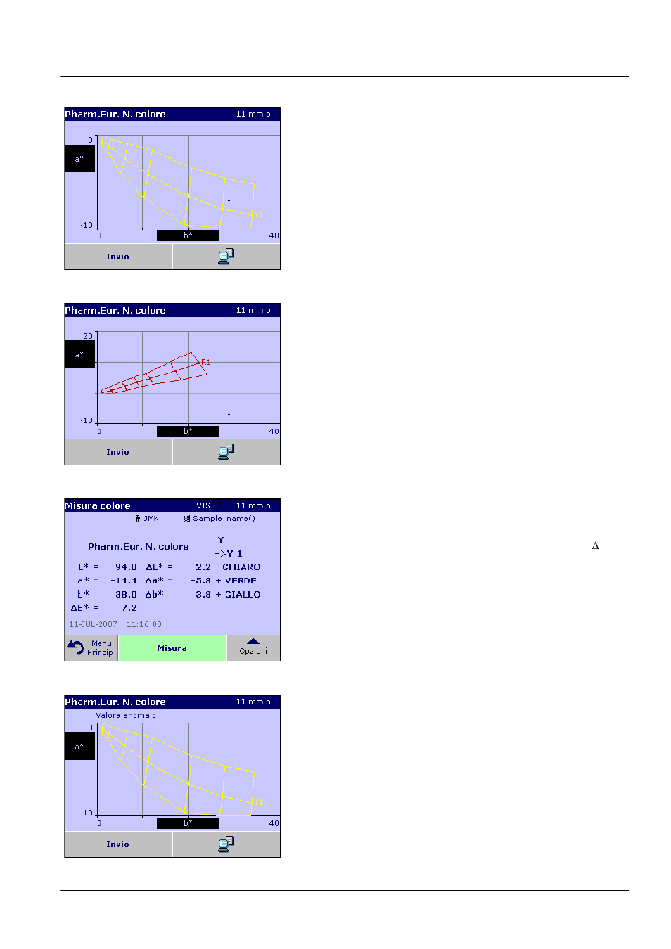 Operazioni standard | ALTANA LCS III User Manual | Page 322 / 370