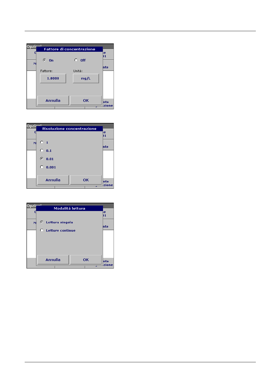 Operazioni standard | ALTANA LCS III User Manual | Page 334 / 370