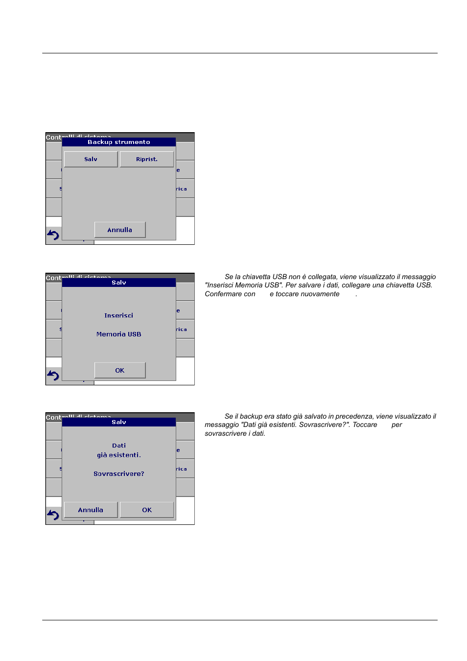 7 backup strumento, Operazioni avanzate 6.1.7 backup strumento | ALTANA LCS III User Manual | Page 354 / 370