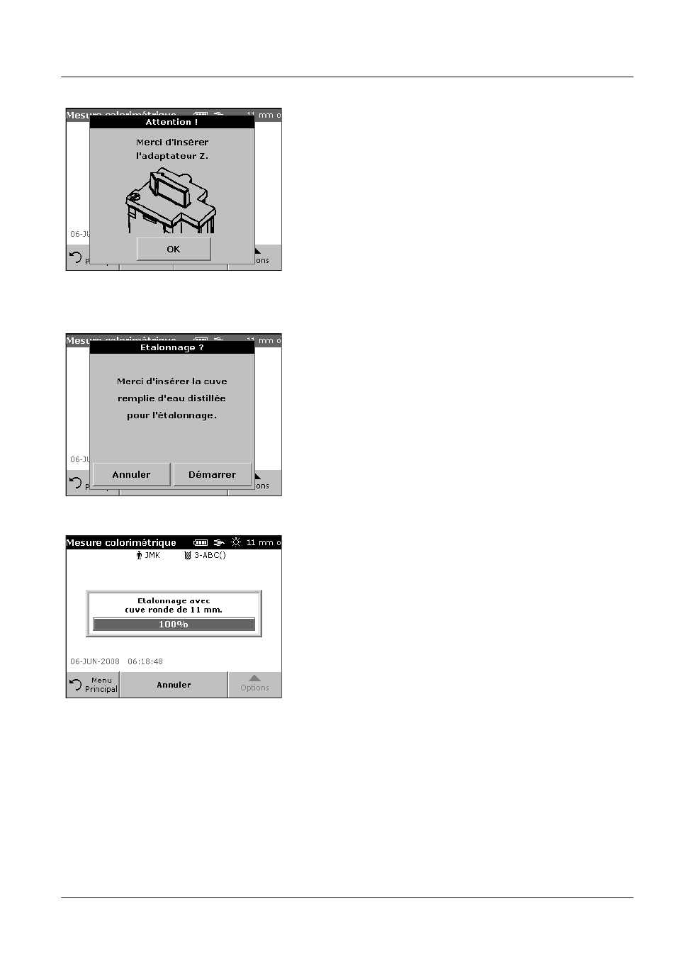 1 réalisation d'une mesure colorimétrique, Opérations standard | ALTANA LCM III User Manual | Page 148 / 234