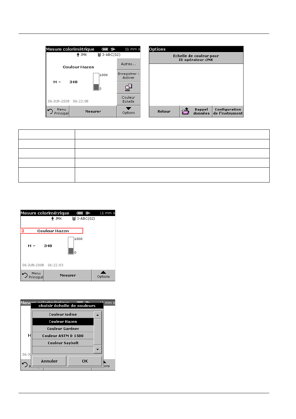 Opérations standard | ALTANA LCM III User Manual | Page 151 / 234