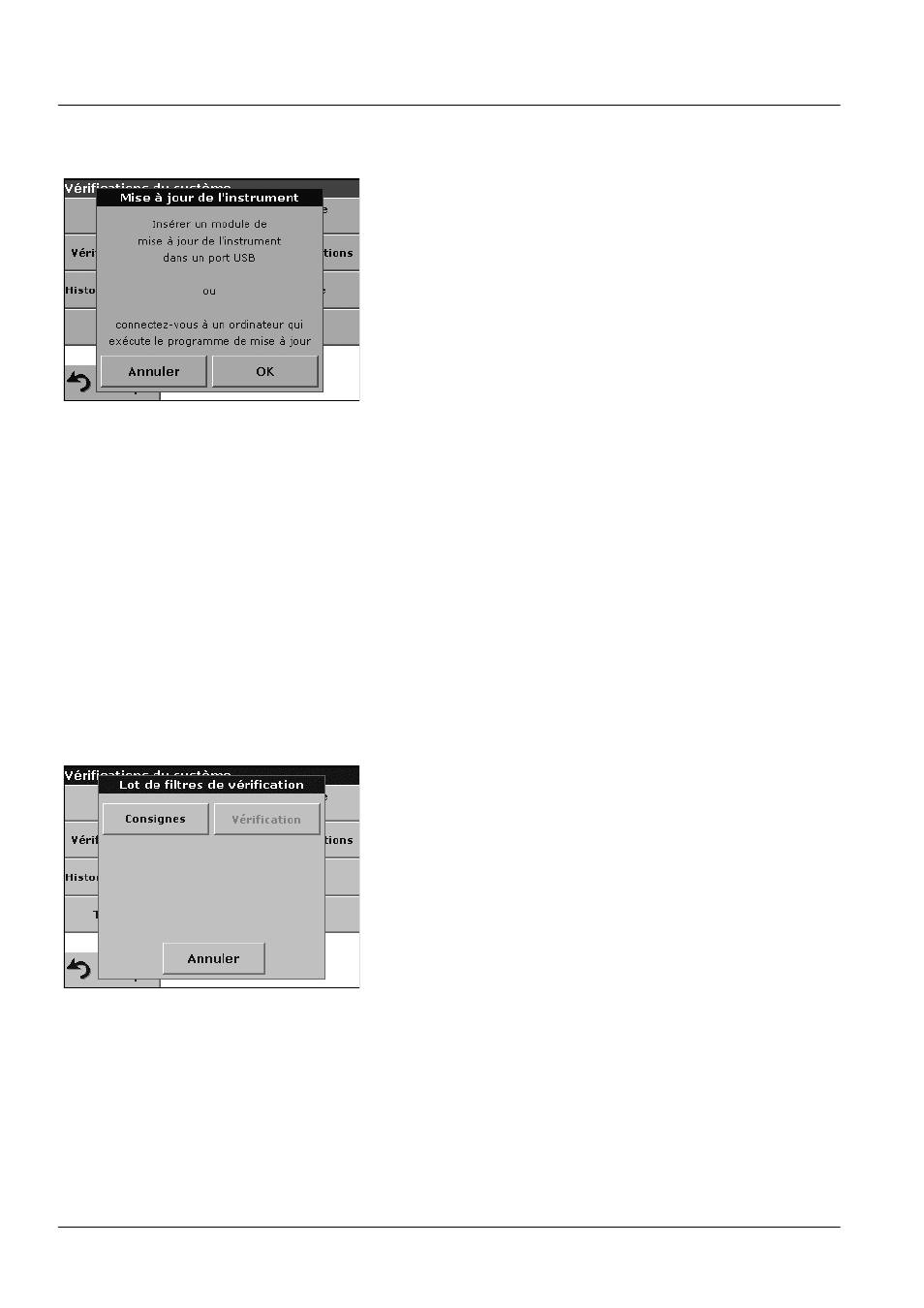 2 mise à jour du logiciel de l'instrument, 3 vérifications optiques, Section 6.1.2 à la | ALTANA LCM III User Manual | Page 155 / 234