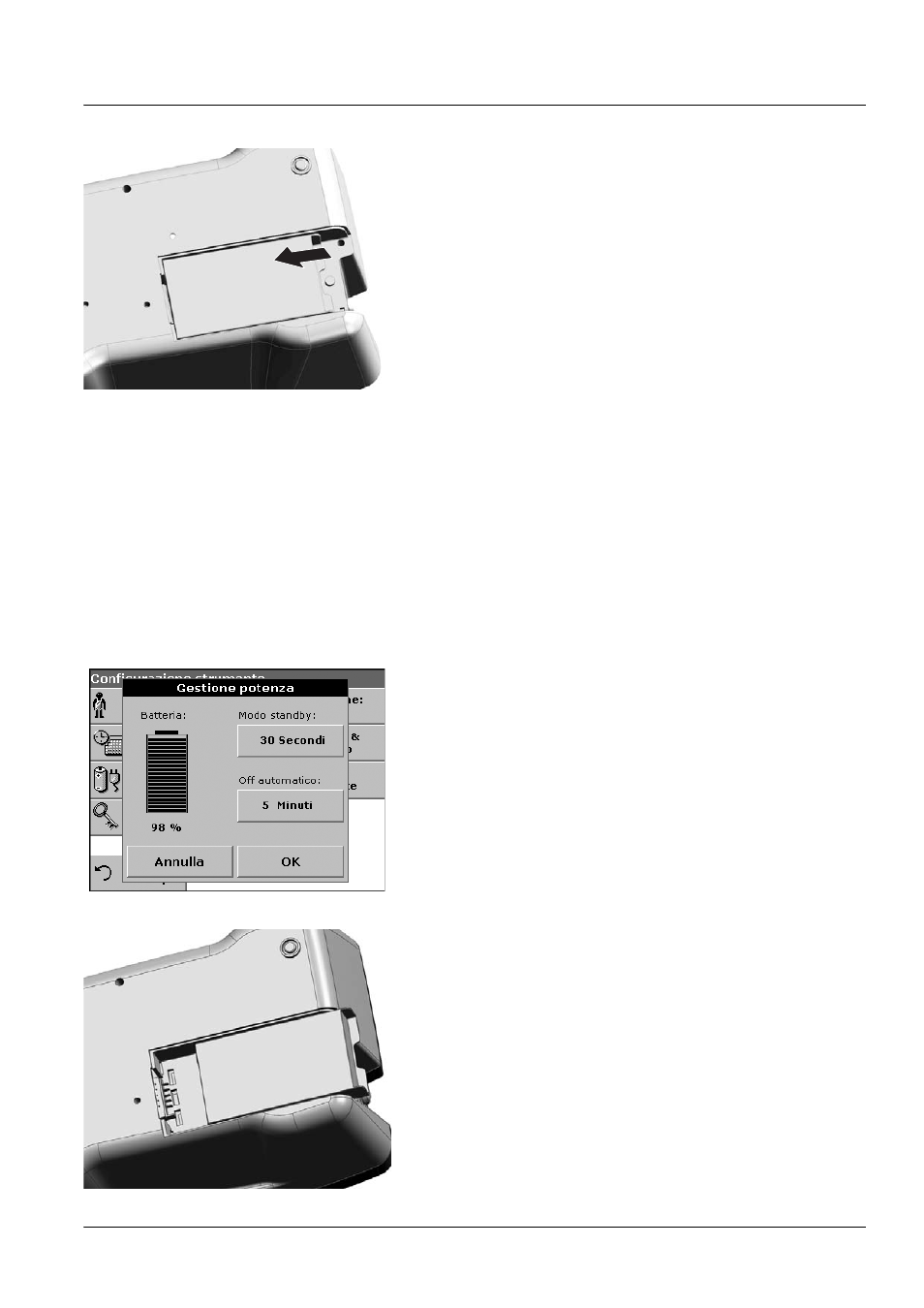 1 informazioni sull'uso della batteria, 1 riciclare la batteria al litio, Manutenzione | ALTANA LCM III User Manual | Page 222 / 234